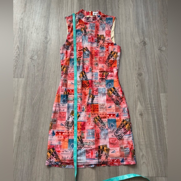 Superdown Achelle Mini Dress Pink Patchwork - Picture 11 of 11